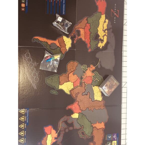 World War Z The Game Zombies University Games Tactical Strategy Board Unused - Picture 7 of 14